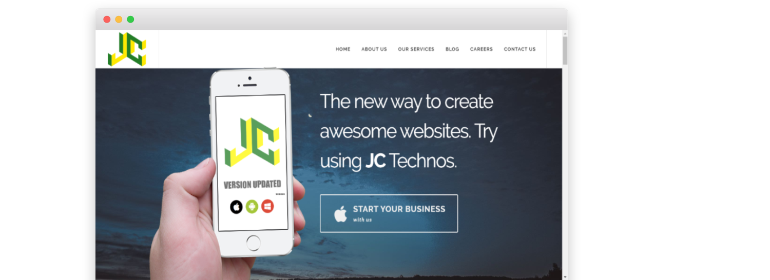 Chrome responsive JC Technos